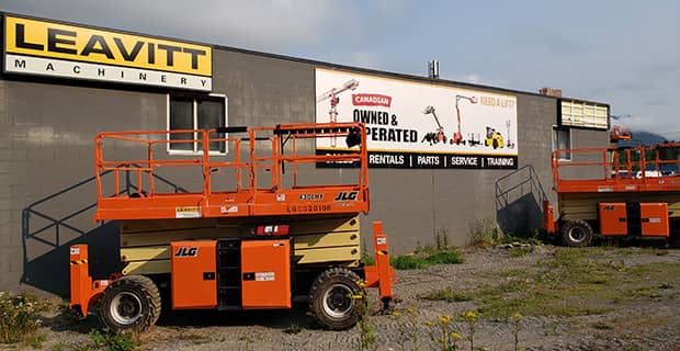 Two JLG Scissor Lifts with Replaced Parts