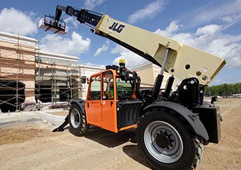 Rental of a telehandler used on a construction site