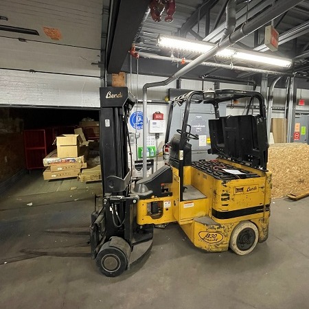Used 2014 JUNGHEINRICH EKS 308 Narrow Aisle Forklift for sale in Red Deer Alberta