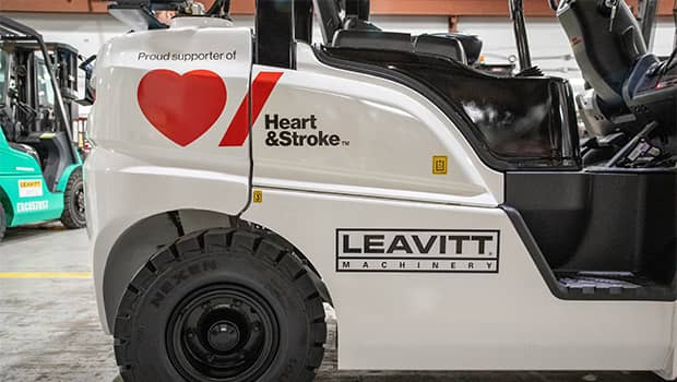 Leavitt Machinery Partnership with Heart & Stoke Foundation