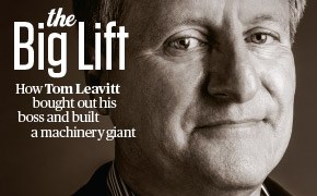 Tom Leavitt on the BC Business magazine cover