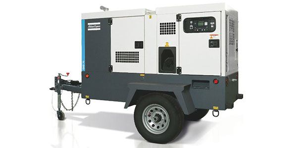 Atlas Copco parts used for the generator