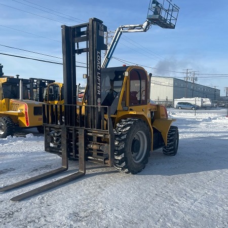 Used 2018 MANITOU MH25-4T Rough Terrain Forklift for sale in Edmonton Alberta