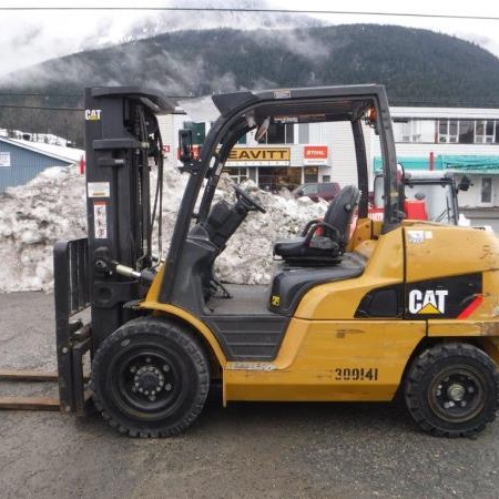 Used 2015 CAT DP50CN1 Pneumatic Tire Forklift for sale in Kitimat British Columbia