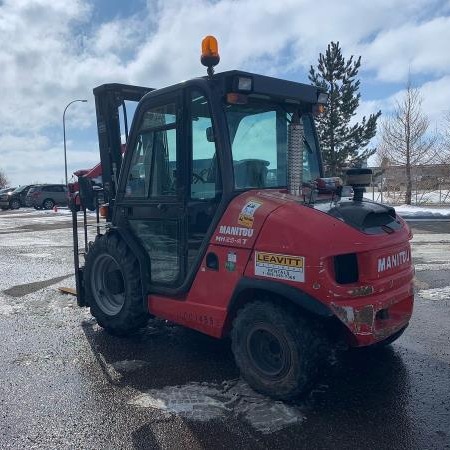 Used 2018 MANITOU MH25-4T Rough Terrain Forklift for sale in Red Deer Alberta