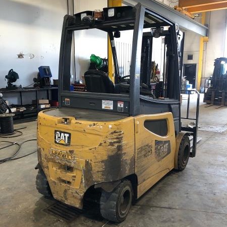 Used 2018 CAT 2EP6500 Electric Forklift for sale in Red Deer Alberta