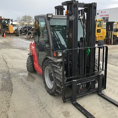Used 2016 MANITOU MH25-4T Rough Terrain Forklift for sale in Red Deer Alberta