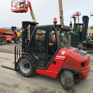 Used 2016 MANITOU MH25-4T Rough Terrain Forklift for sale in Red Deer Alberta
