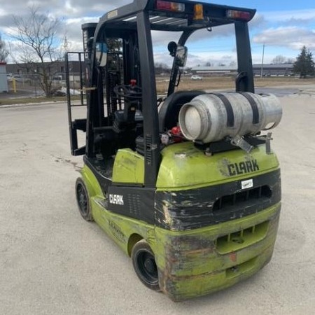 Used 2014 CLARK C25C Cushion Tire Forklift for sale in Stratford Ontario