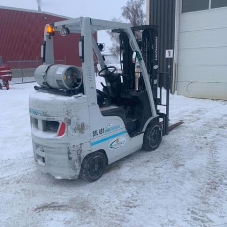 Used 2021 UNICARRIERS CF50LP Cushion Tire Forklift for sale in Saskatoon Saskatchewan