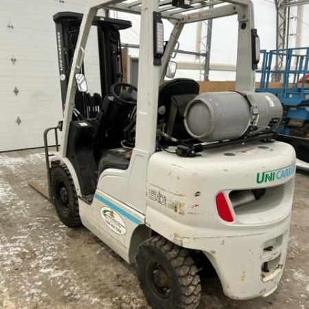 Used 2022 UNICARRIERS PFU50LP Pneumatic Tire Forklift for sale in Regina Saskatchewan