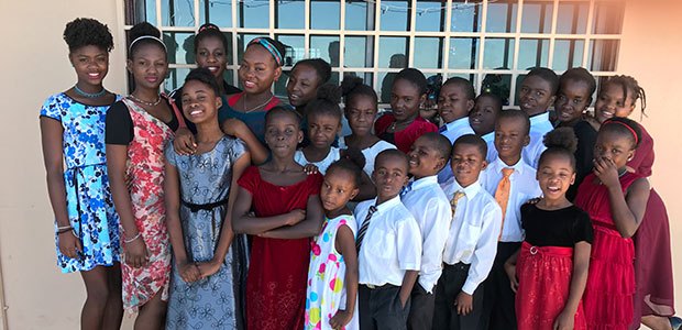 Haiti kids in the community
