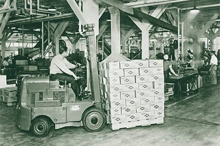 1938 Mass-Produced Clark Forklifts