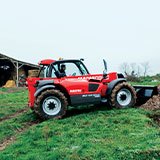 Manitou machine working on a farm