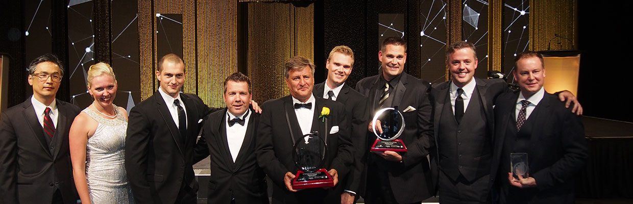 Photo at the 2014 pacific entrepreneur of the year