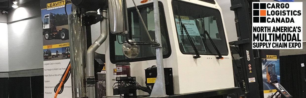 Leavitt Machinery's terminal tractor at Cargo Logistics Canada