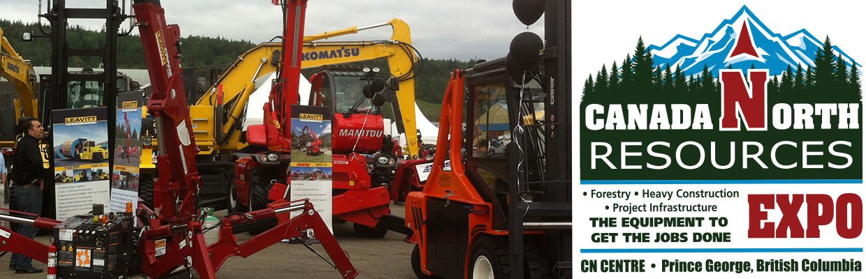 Leavitt Machinery's Equipment at Canada North Resources Expo