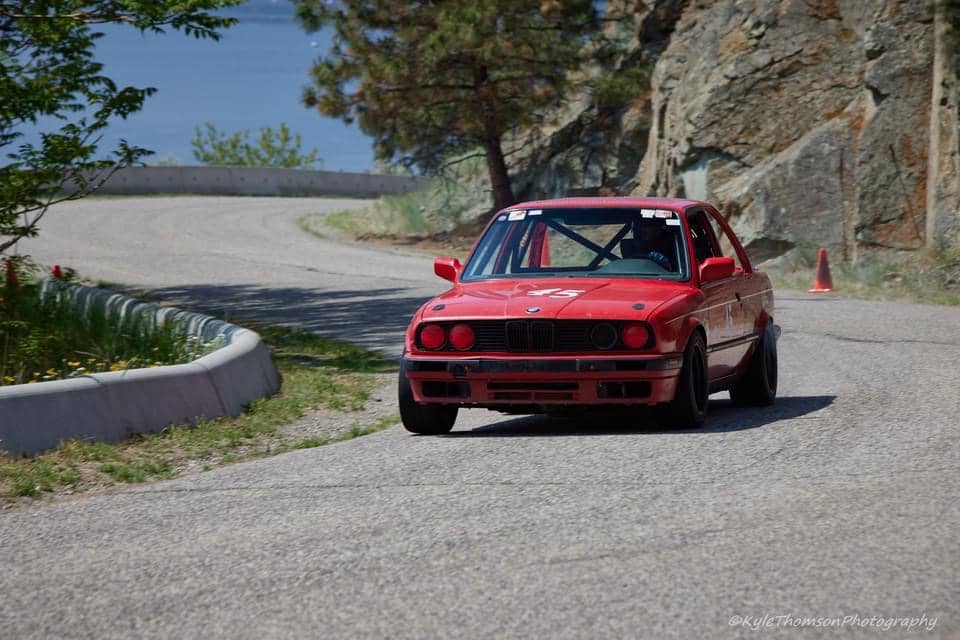 Knox Mountain Hill Climb Jon Wright BMW Front
