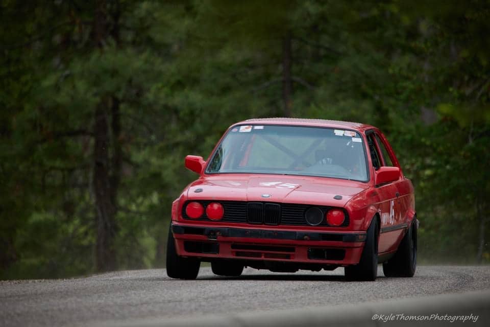 Knox Mountain Hill Climb Jon Wright BMW Left