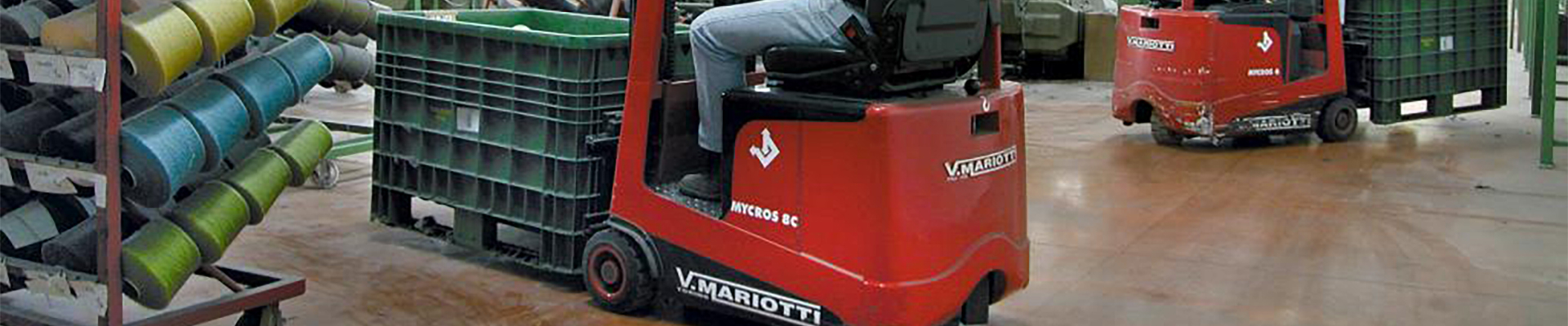 Mariotti forklifts in a warehouse