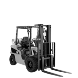 Pneumatic Forklift Line Drawing
