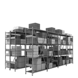 Line Drawing Racking & Shelving