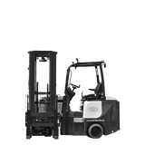 Very Narrow Aisle Forklift Line Drawing