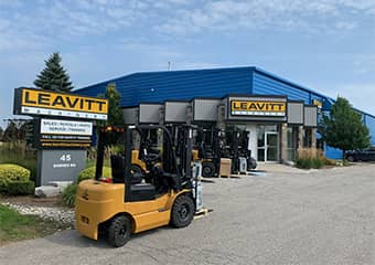 Big Joe forklift operating in a warehouse