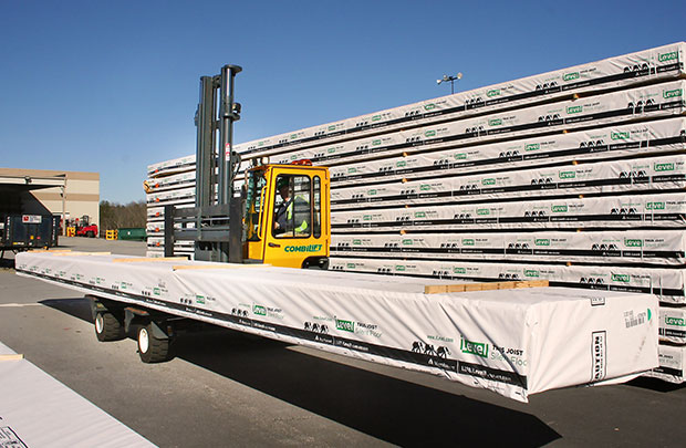 CombiLift forklift working with long loads