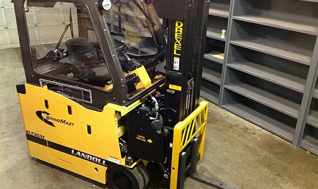 Drexel lift truck in a warehouse