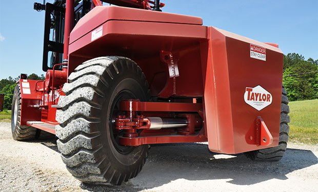 Rear of a Taylor forklift