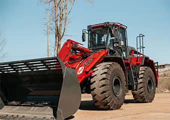 Taylor wheel loader working