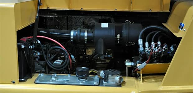 Drexel forklift with replaced parts