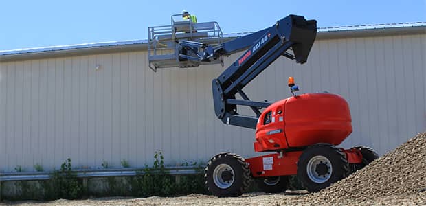 Manlift replacement parts working lifting up a person