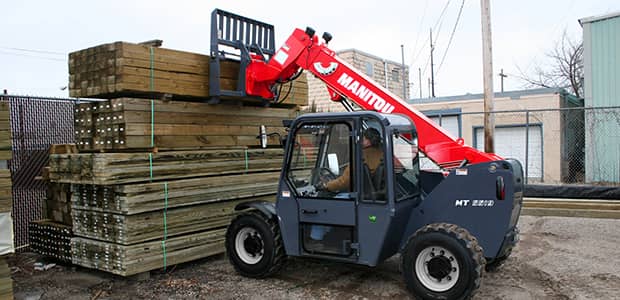 Telehandler working after replacing broken parts