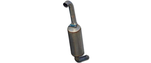 Muffler for a forklift