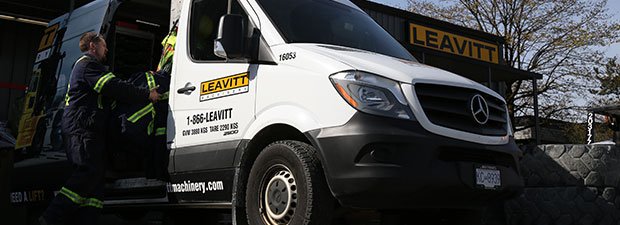 Mobile work van getting ready to go out for servicing