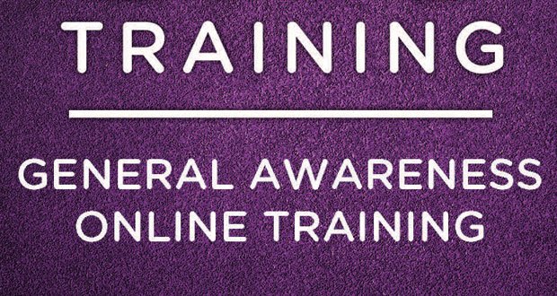 GHS awareness training sign