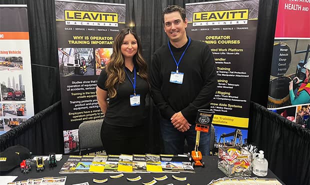 Leavitt Machinery's operator training team