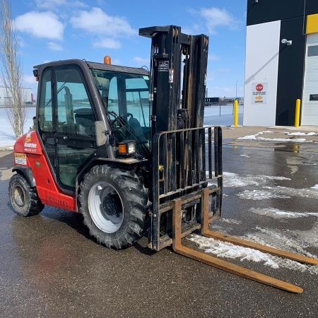 Used 2018 MANITOU MH25-4T Rough Terrain Forklift for sale in Red Deer Alberta