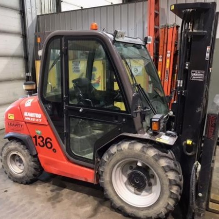 Used 2021 MANITOU M50 Rough Terrain Forklift for sale in Edmonton Alberta