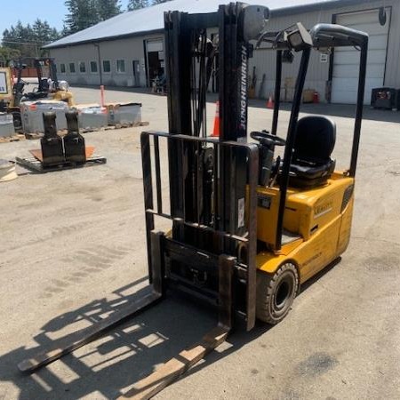 Used 2019 CAT 2ETC3500-48V Electric Forklift for sale in Kelowna British Columbia