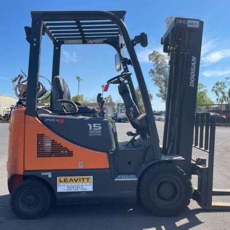 Used 2014 TOYOTA 8FGCU25 Cushion Tire Forklift for sale in Stratford Ontario